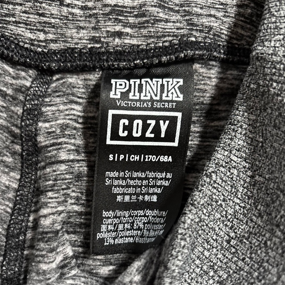 PINK VS Dark Grey Cozy Leggings - Picture 7 of 9
